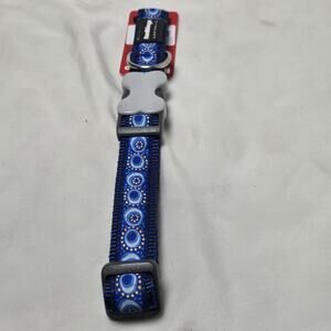 Red Dingo Dog Collar 25mm Blue